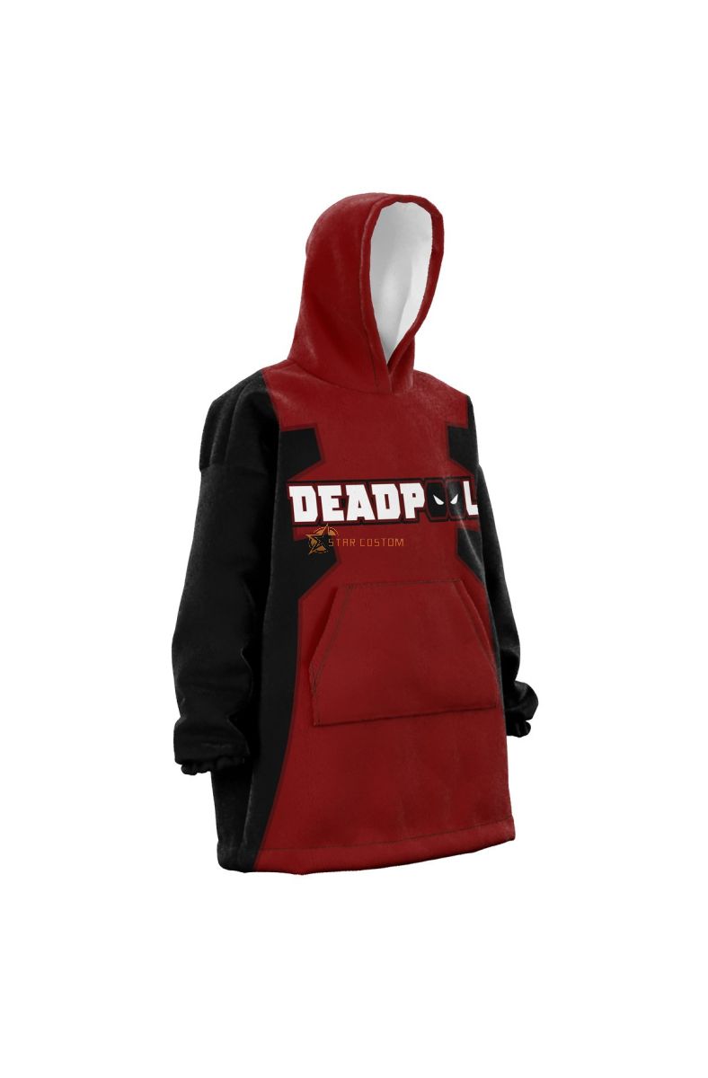 Deadpool Marvel Comics Snug Oversized Blanket Hoodie