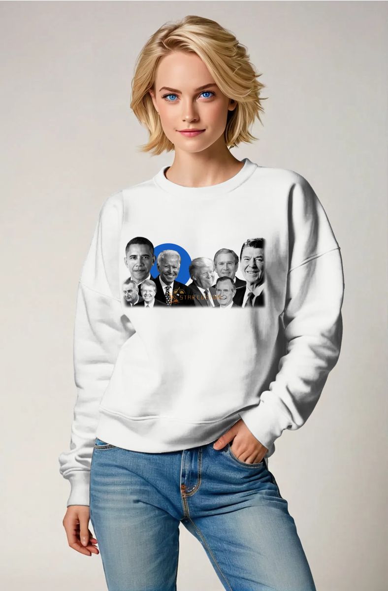 Presidential Memorial White Comfort Crewneck Sweatshirt