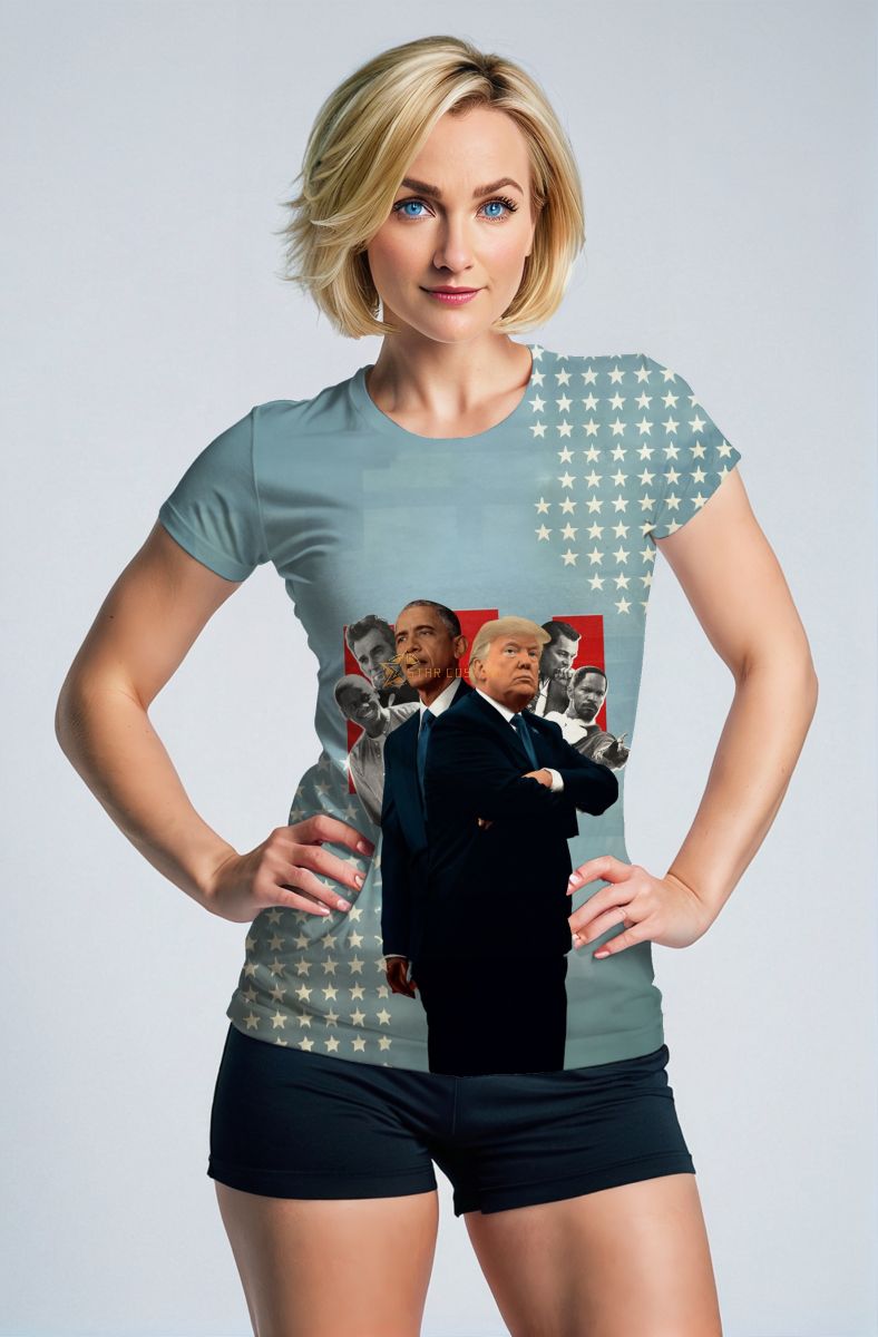 Soft Comfortable Blue Presidential Memorial TShirt