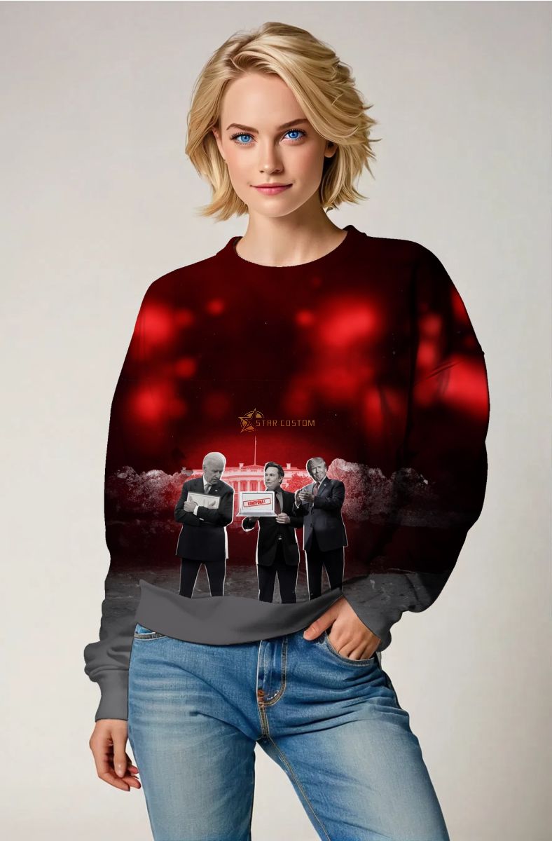 Presidential Memorial Red Comfort Crewneck Sweatshirt