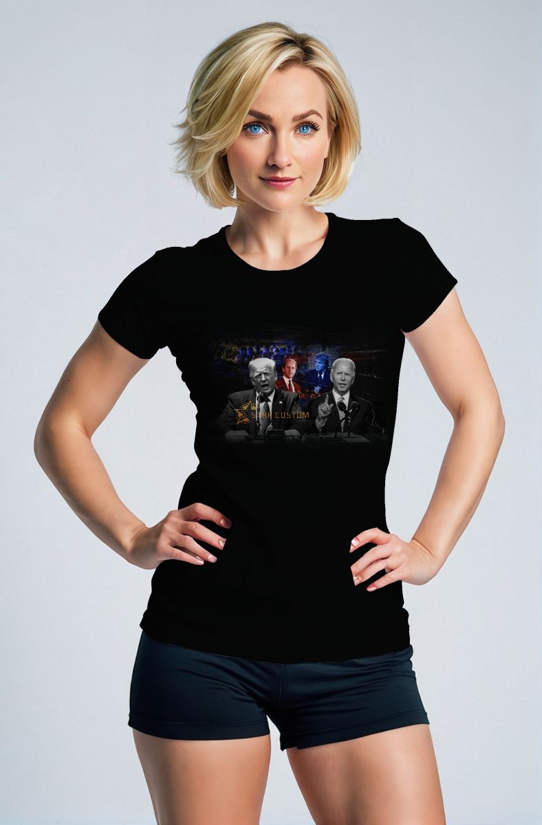 Presidential Memorial Print Black TShirt