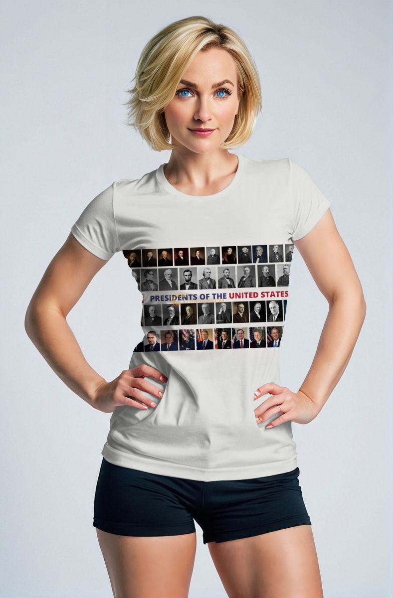 Presidential Portrait White Comfort Tee