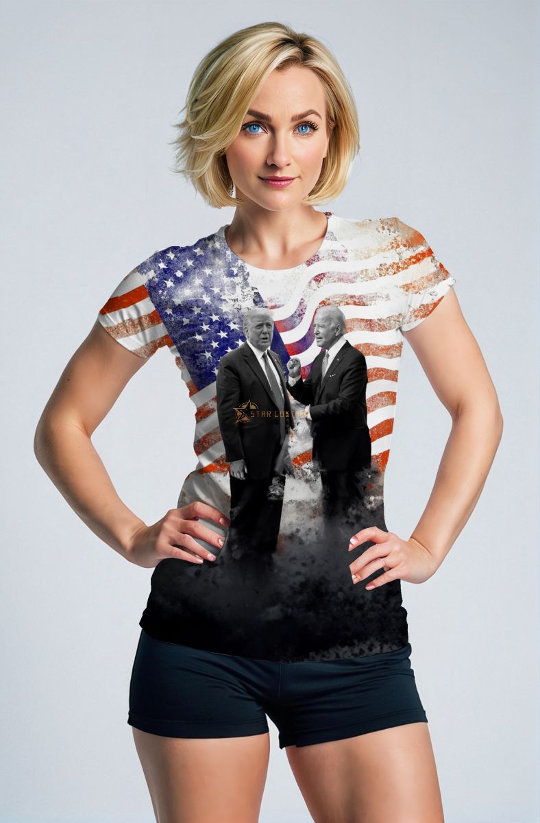 Patriotic Presidents Orange Graphic Tee