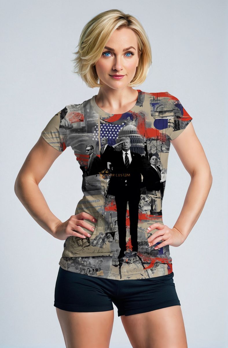 Trump Presidential Memorial Yellow Casual TShirt