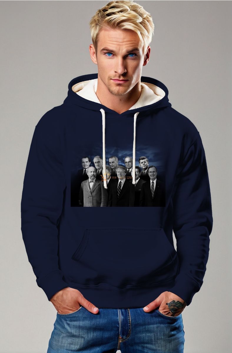 Presidential Portrait Blue Hoodie