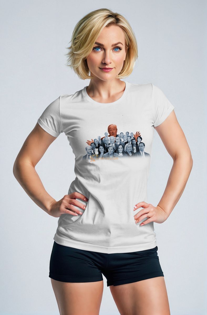 Presidential Memorial Trump Graphic TShirt Unisex White Casual Comfy Tee