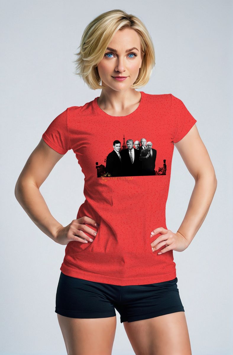 Cute Red Presidential Memorial Unisex Relaxed Fit TShirt