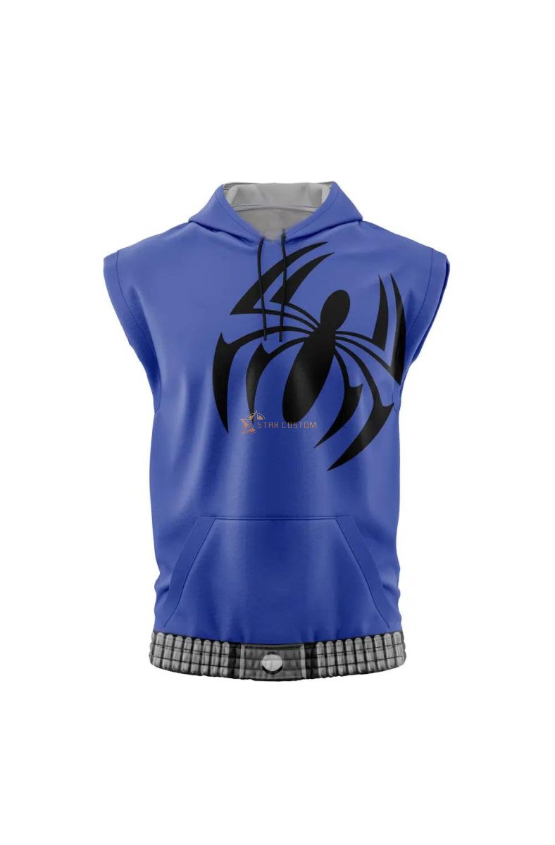 Scarlet Spider Spiderman Marvel Sleeveless Hoodie