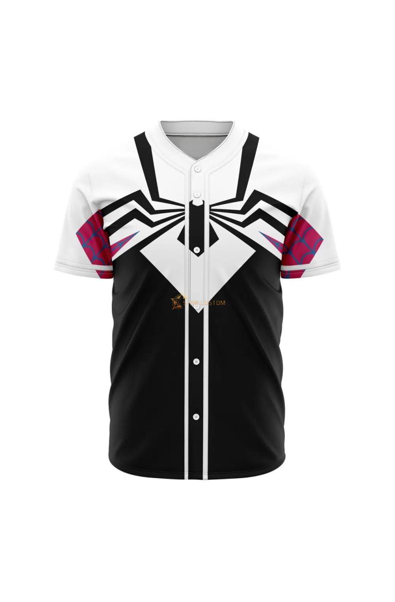 Spider Gwen Marvel Baseball Jersey