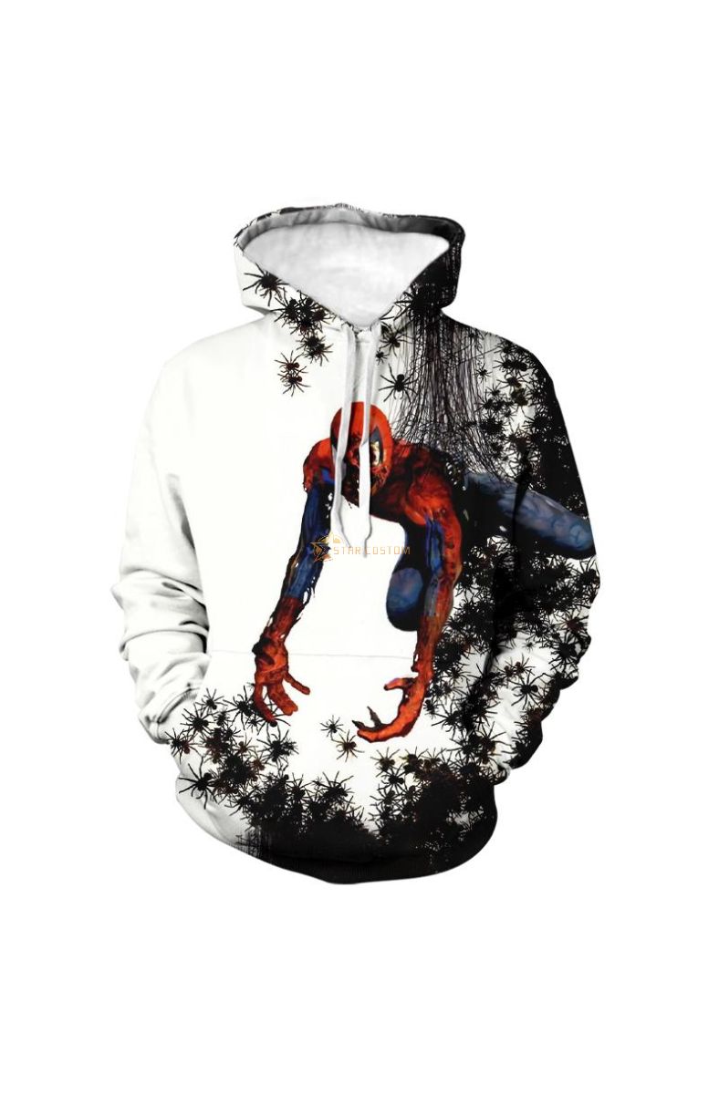 Spider-Man Man Printed Marvel Inspired Hoodie Unisex