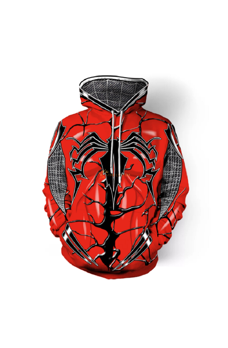 Spider-Man Venom Pullover Marvel Inspired Hoodie Urban Style