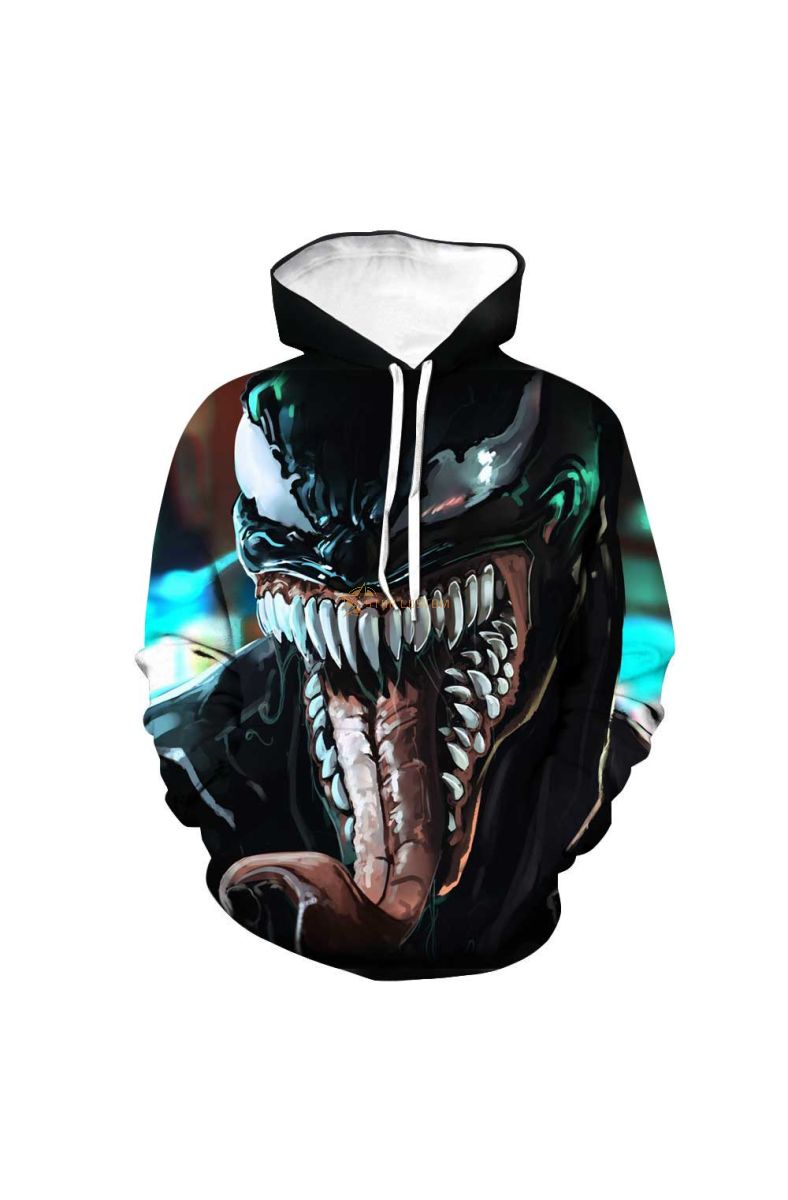 Alien Life Venom Monste Hoodie Streetwear Everyday Wear
