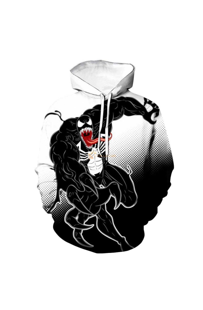 Dangerous Venom Monster Hoodie Graphic Comfort Wear