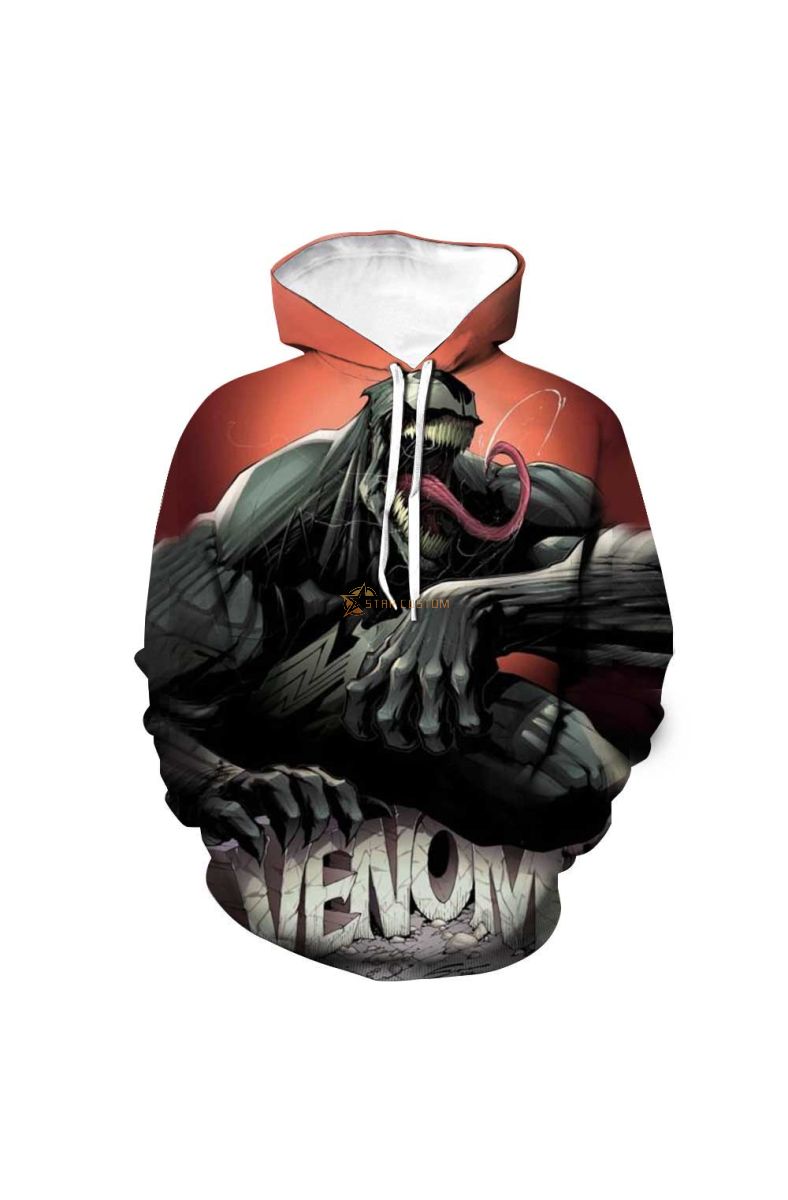 Marvels Animated Venom M Hoodie Classic Fit Streetwear