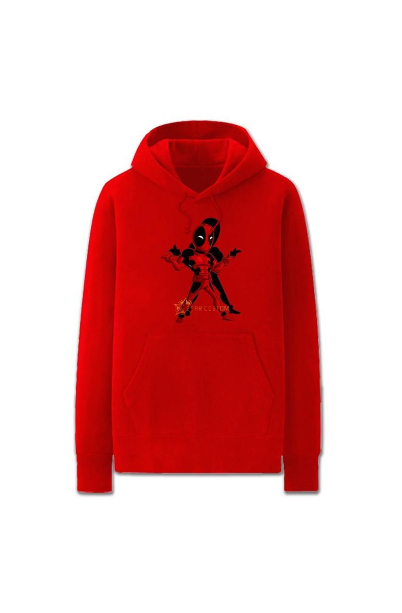 Solid Color Super Cool Spiderman Cartoon Style Spiderman Hoodie Solid