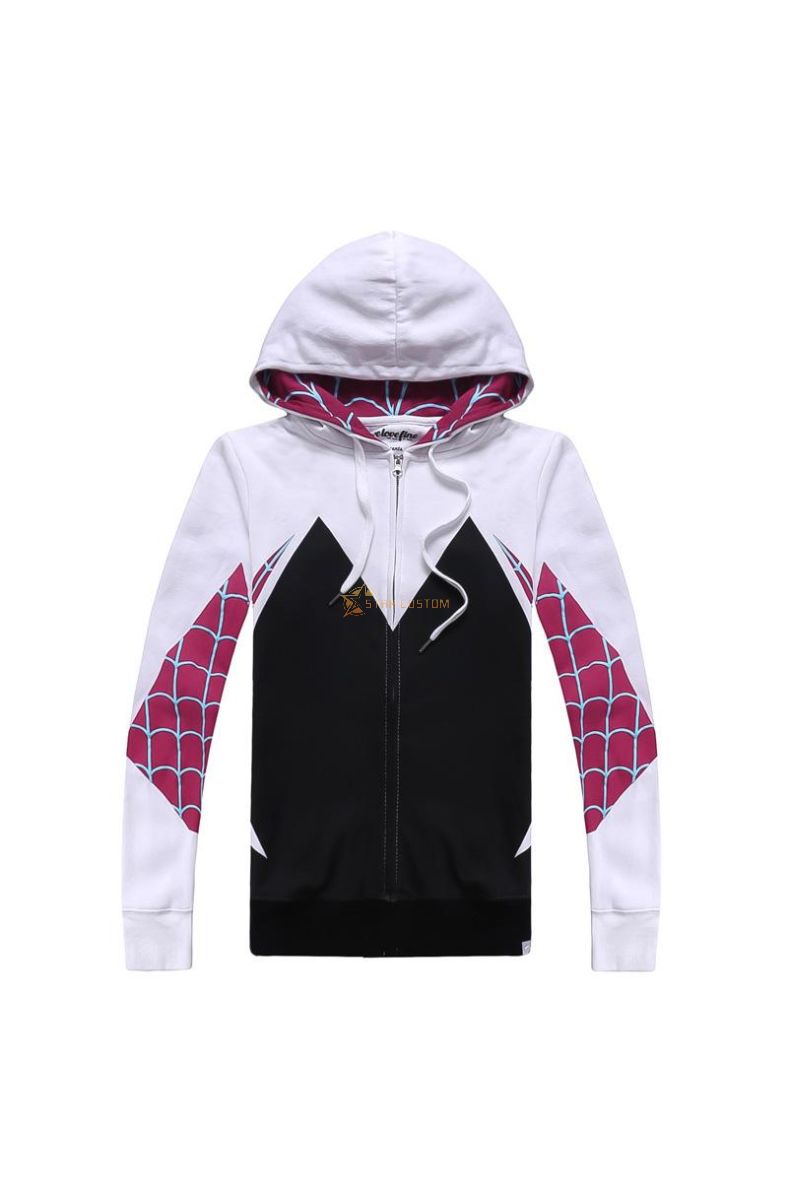 Zip Up Spiderman Zip Up Hoodie