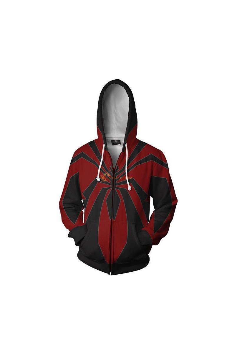 Zip Up Spiderman Series Zip Up Hoodie
