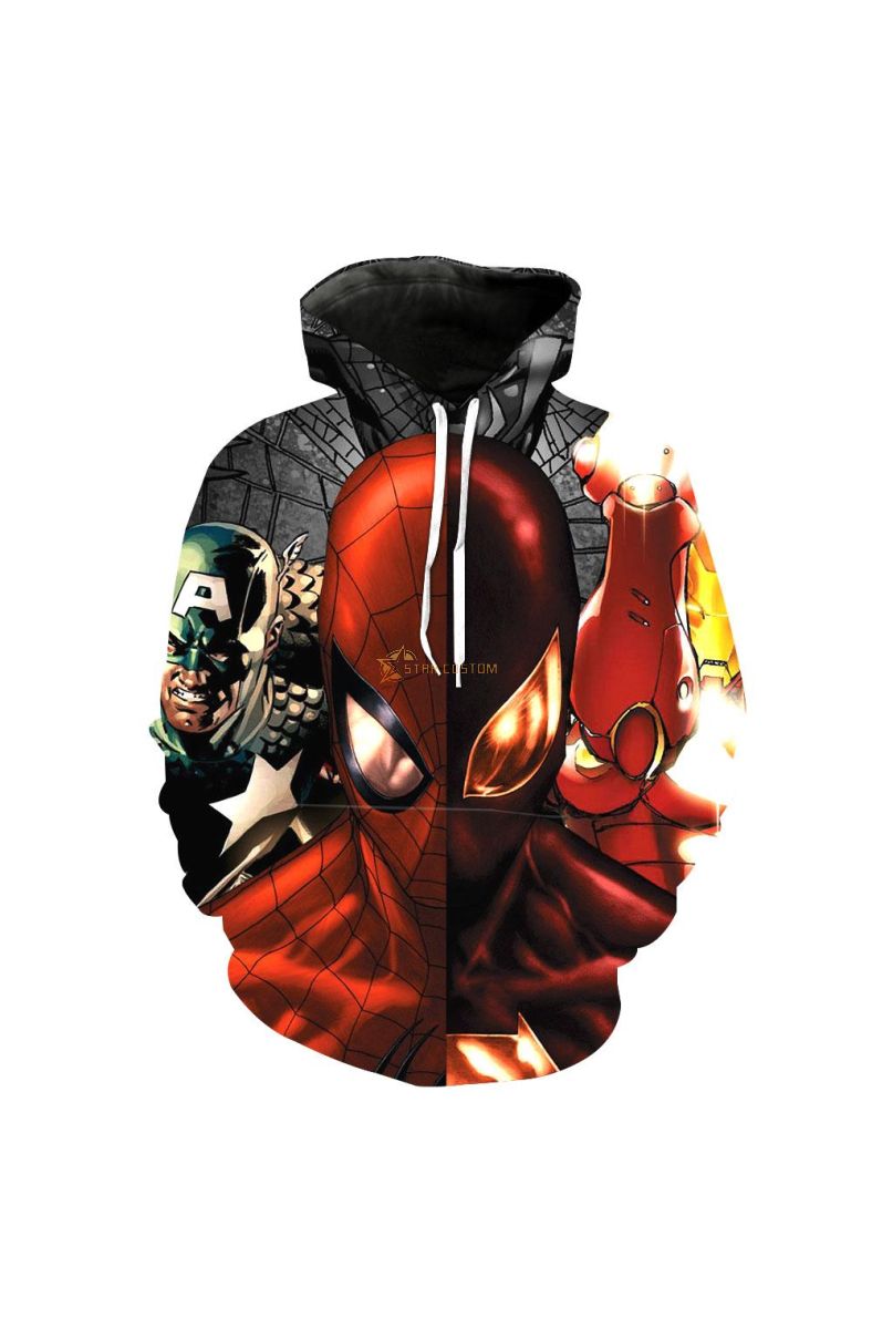 Spiderman Series Super C Hoodie Classic Fit Everyday Wear