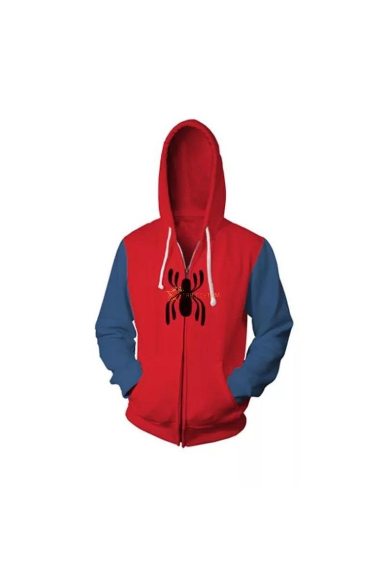 Zip Up Spiderman Super Zip Up Hoodie