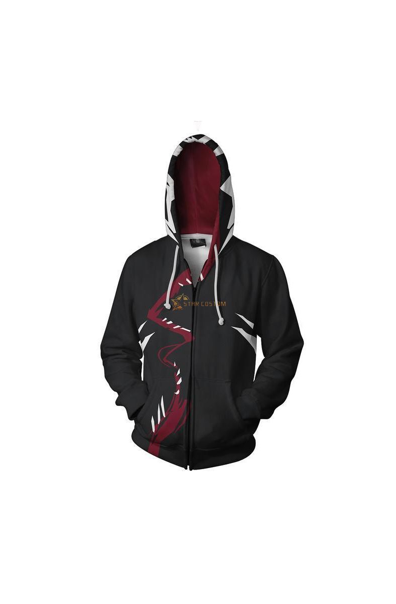 Zip Up Spiderman Super Hero Zip Up Hoodie