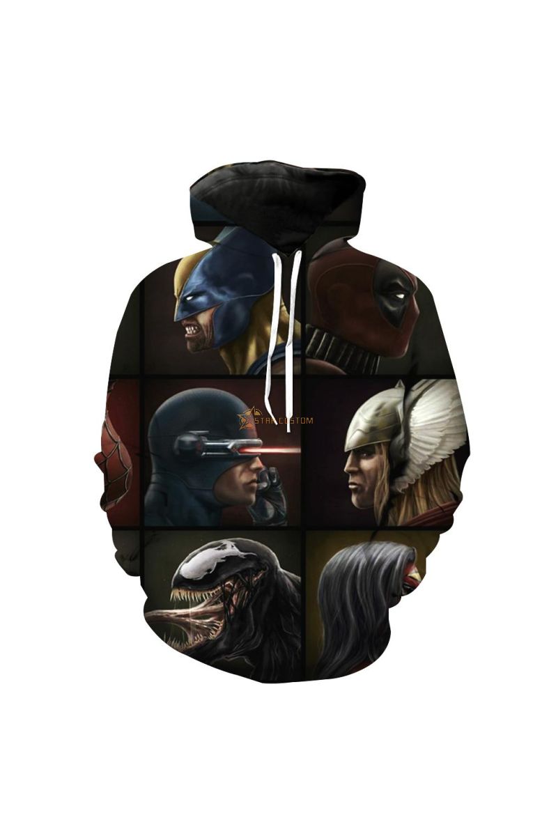 Super Hero Series Super Hoodie Unisex Graphic