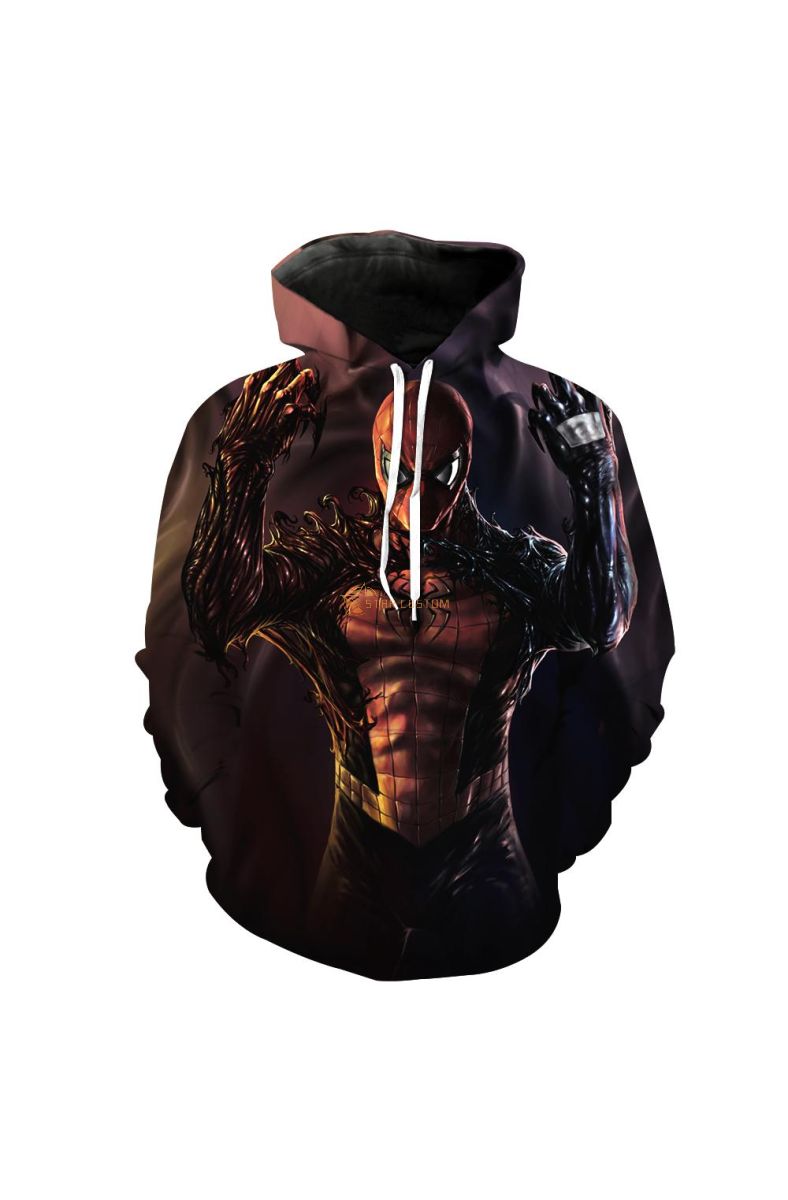 Venom Spiderman Series C Hoodie Graphic Everyday Wear