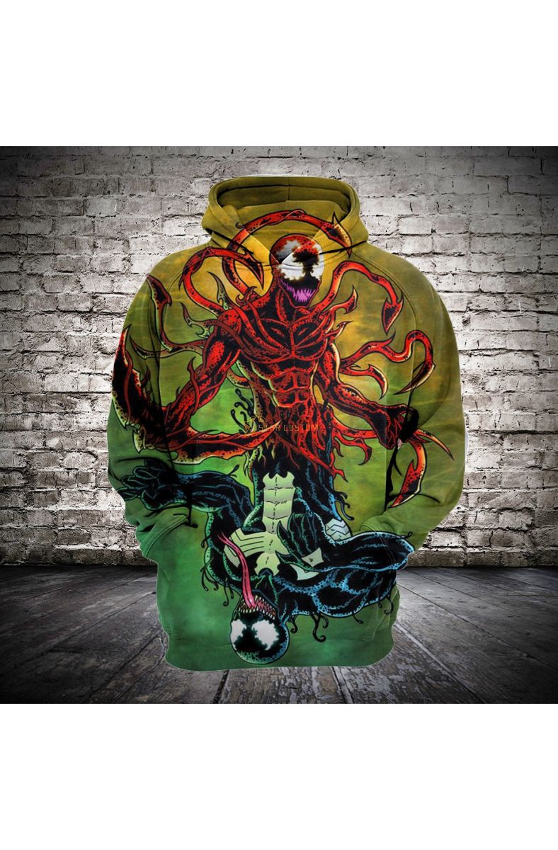 Venom Spiderman Series Hoodie Streetwear Graphic