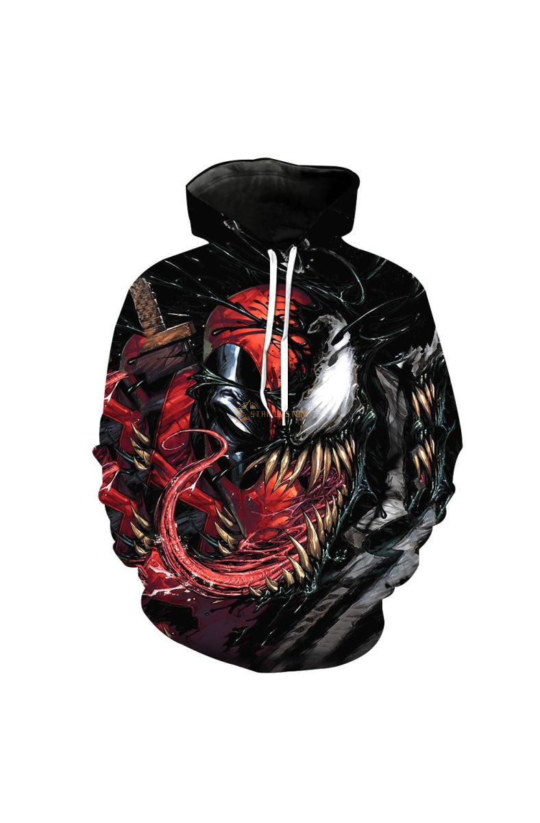 Venom Spiderman Series S Hoodie Urban Style Streetwear