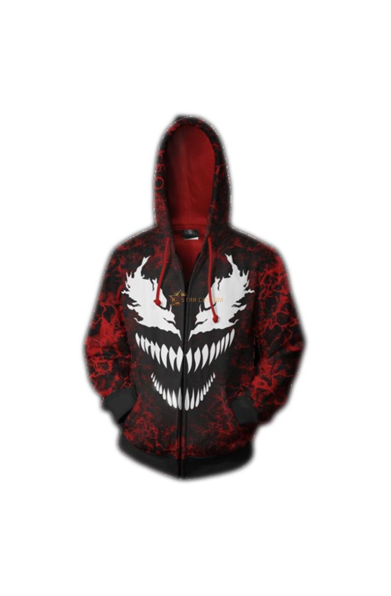 Crimson Devourer Zip Hoodie