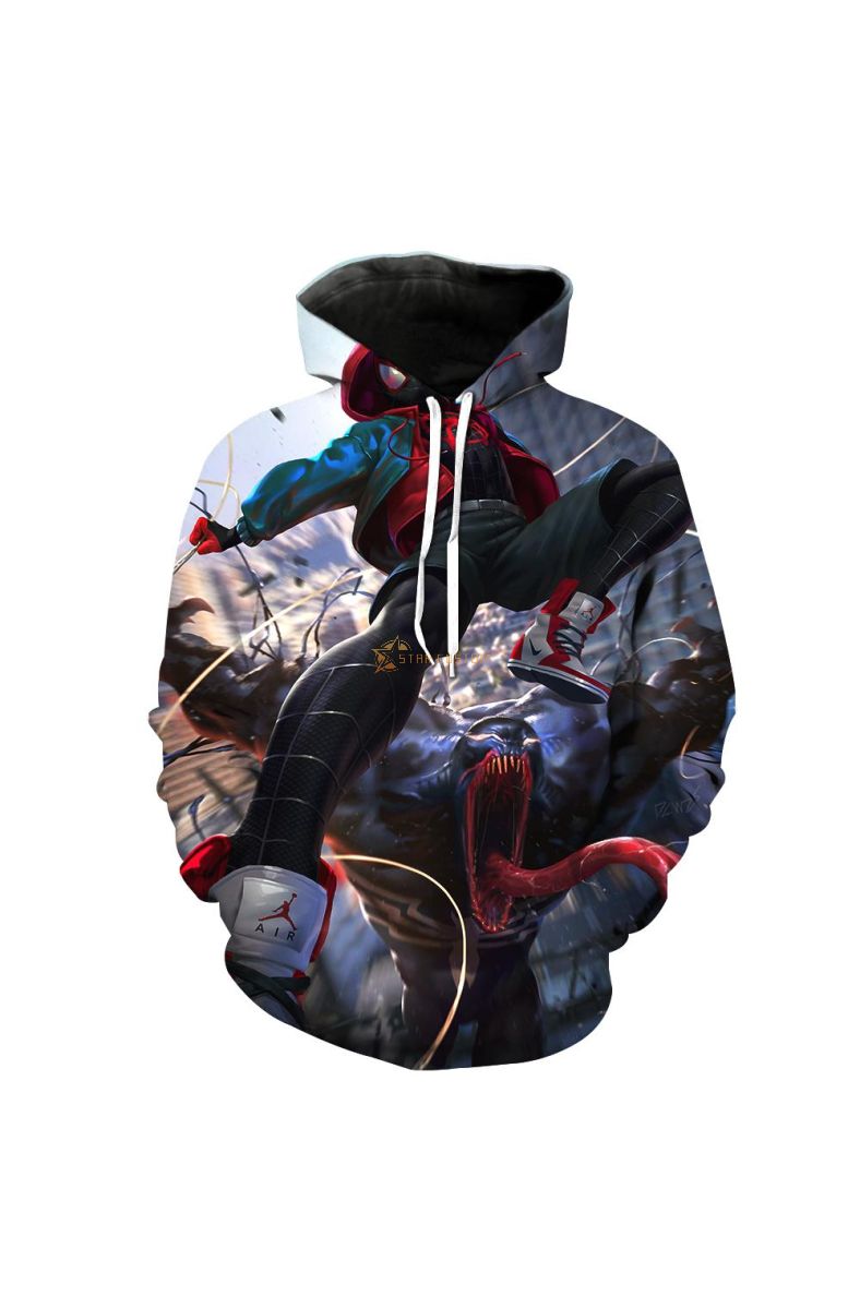 Spiderman Cool Hoodie Comfort Wear Urban Style