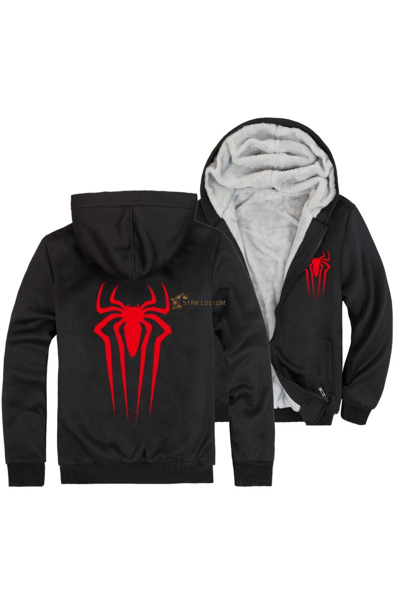 Spiderman Movie Series Spiderman Sign Super Cool Spiderman Hoodie