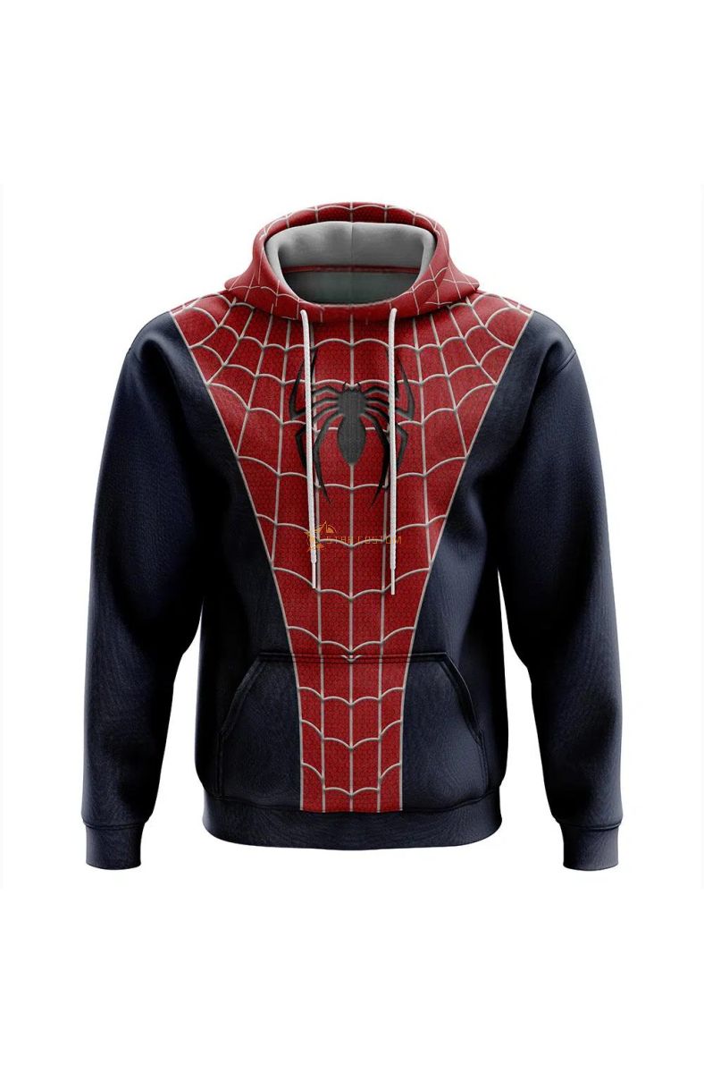 Spiderman Cosplay Marvel Comics Hoodie