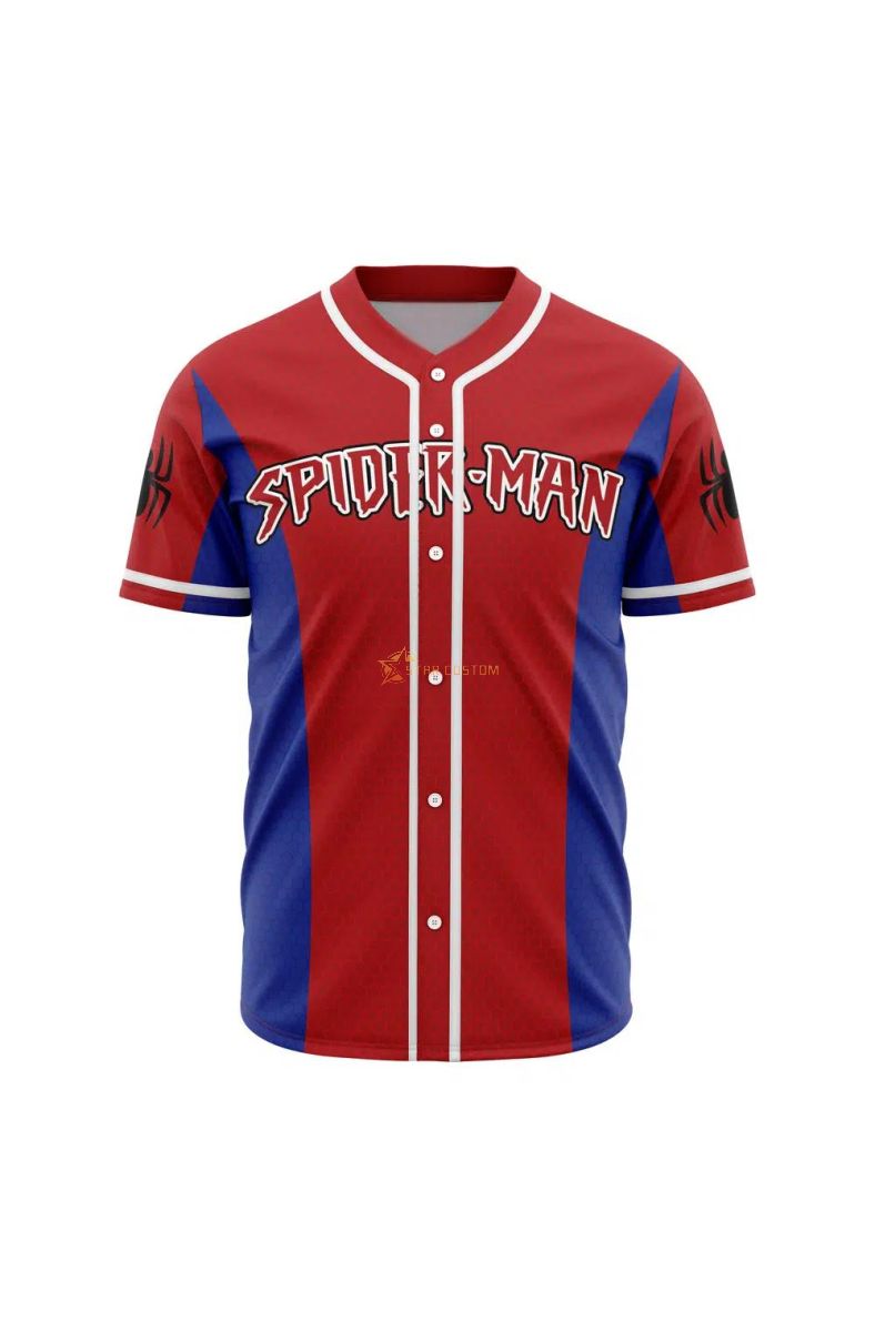 Spiderman Marvel Baseball Jersey