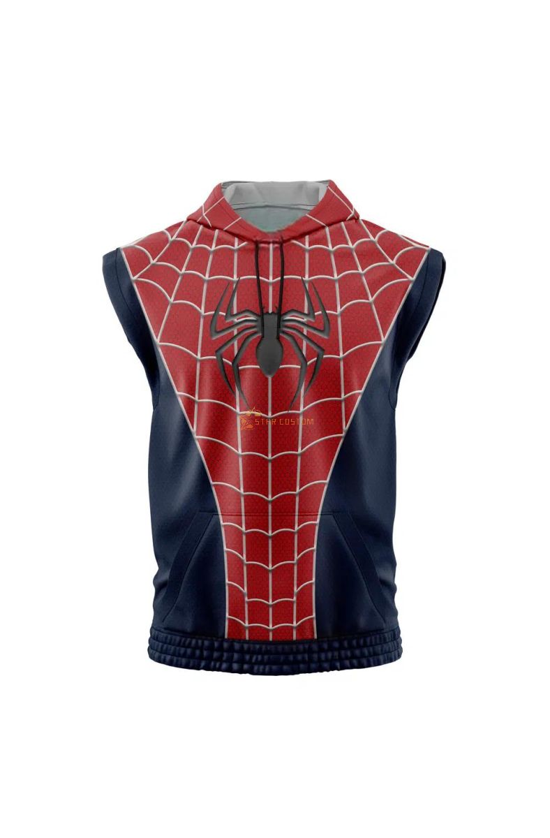 Spiderman Marvel Sleeveless Hoodie