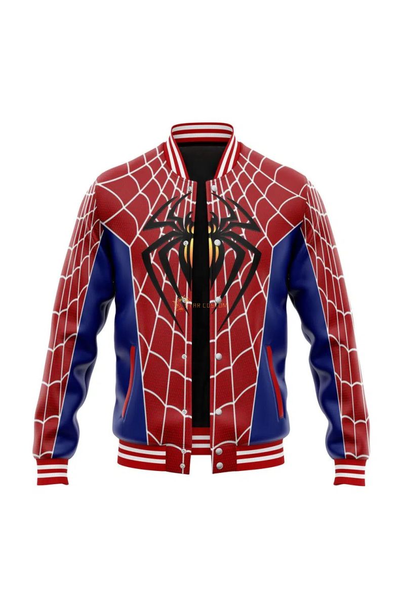 Spiderman Turn off The Dark Marvel Varsity Jacket