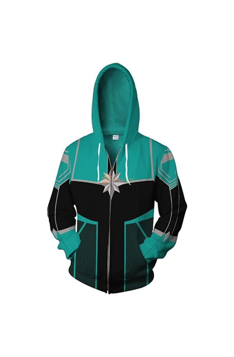 Marvel Digital Printed Unisex Z Marvel Inspired Zip Up Hoodie Urban Style