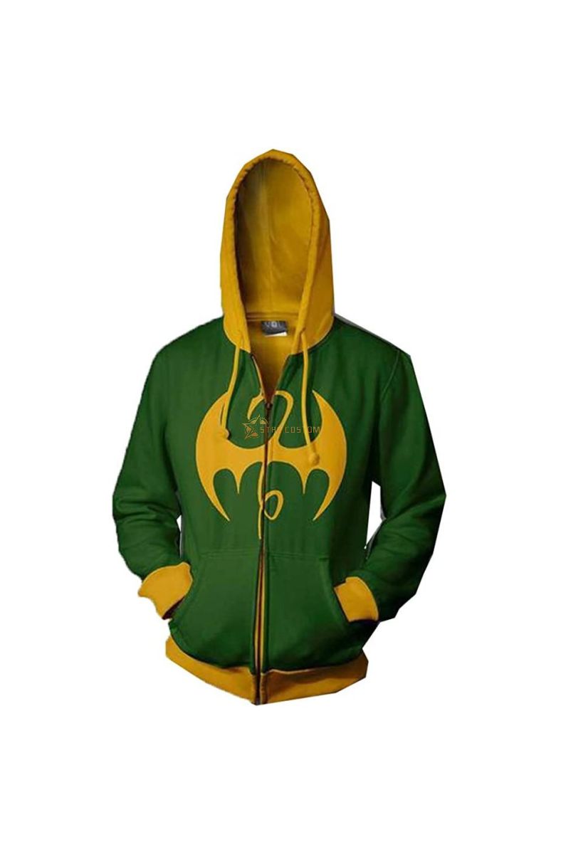Superhero Iron Fist Superhero Iron Fist Pul Hoodie Everyday Wear