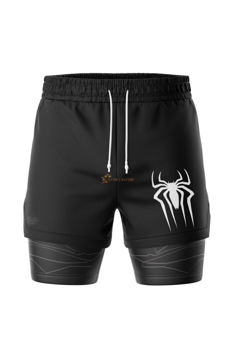 Symbiote Spider Man Marvel Comics 2-in-1 Performance Shorts