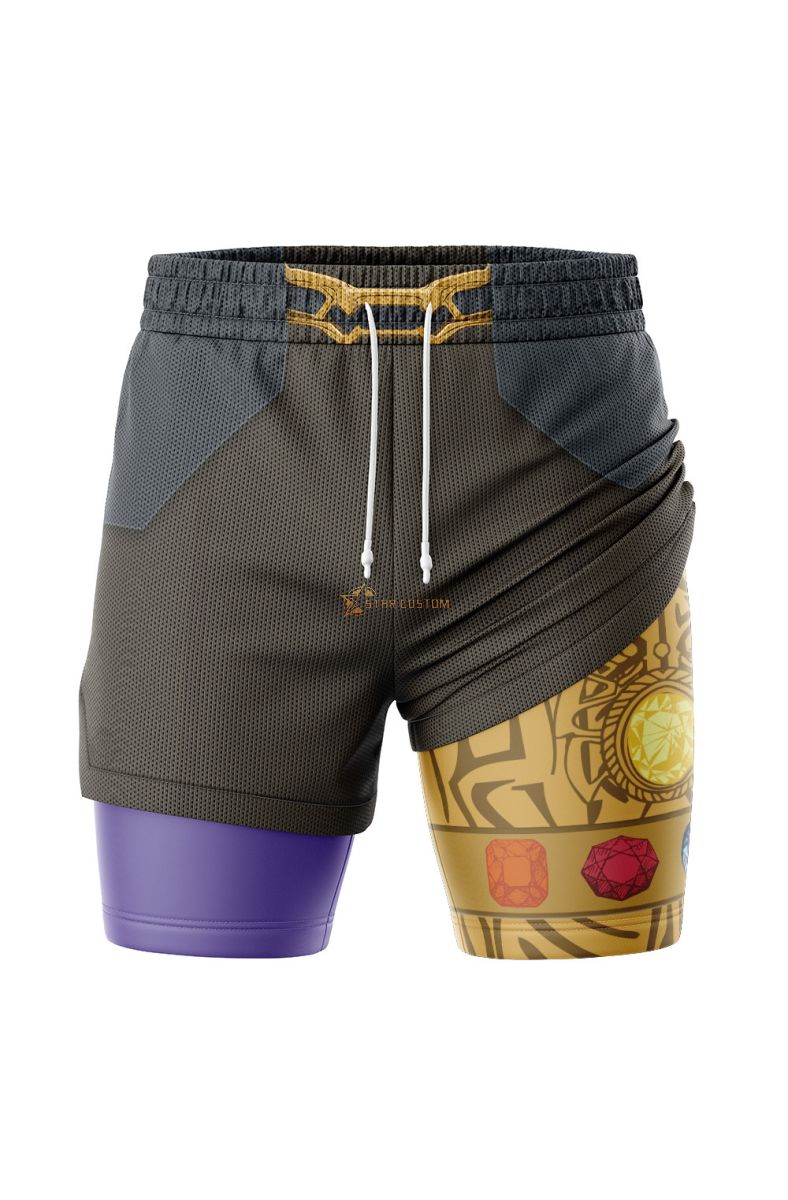 Thanos Marvel 2-in-1 Performance Shorts
