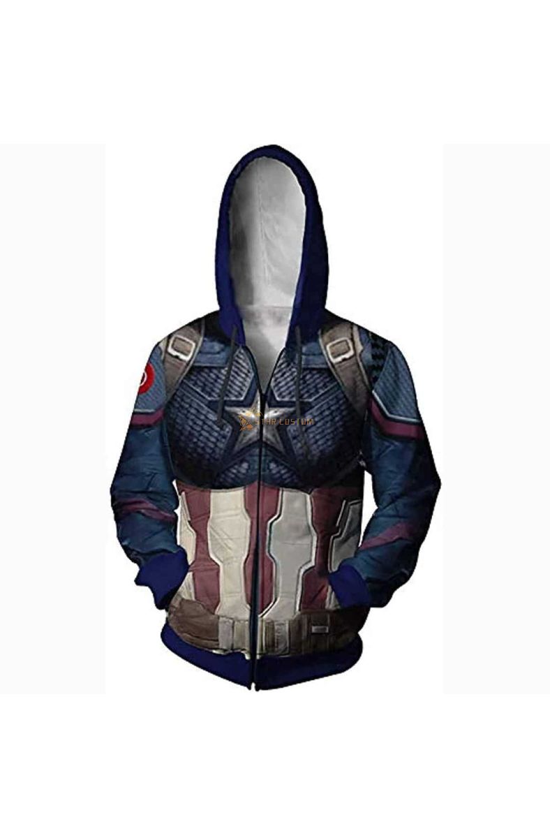 Avengers The Avengers Digital Pr Marvel Inspired Hoodie