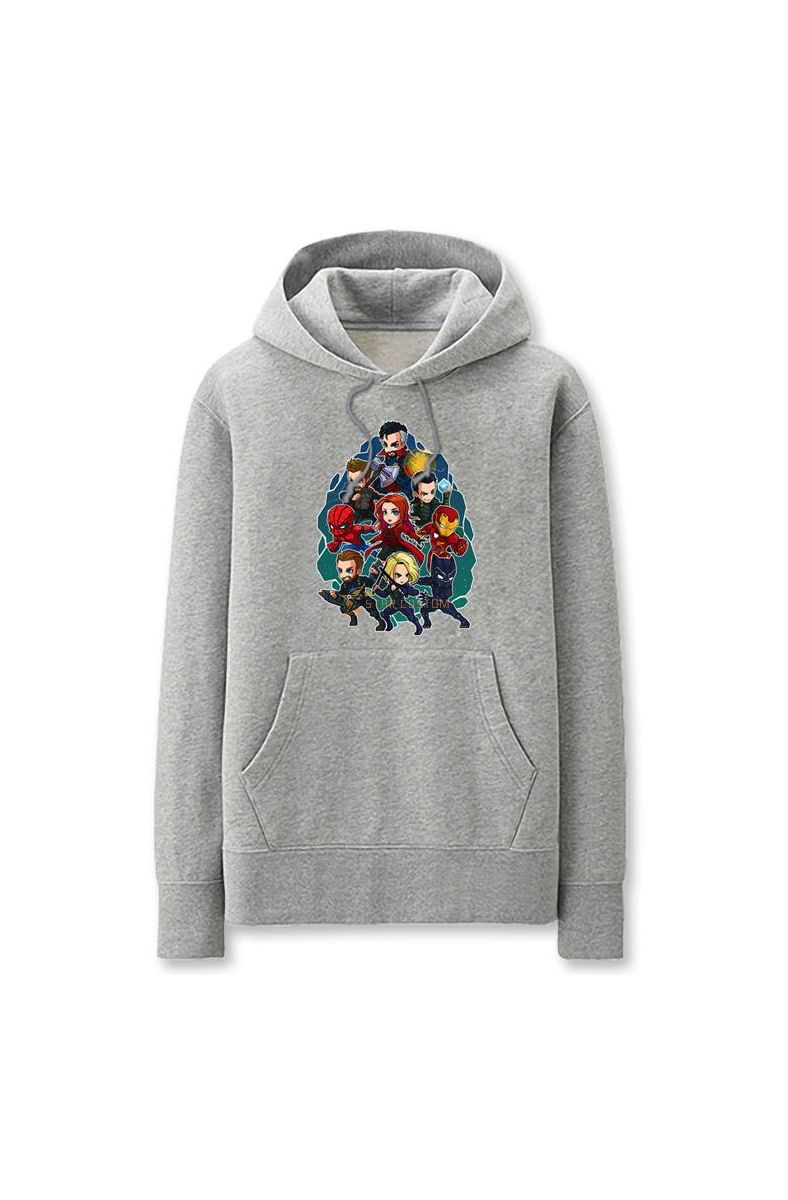 Avengers Solid Color Super Hero I Marvel Inspired Hoodie Solid