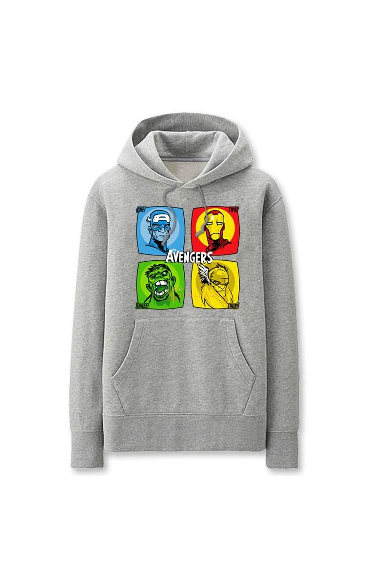 Avengers Solid Color The Avengers Marvel Inspired Hoodie Solid Unisex
