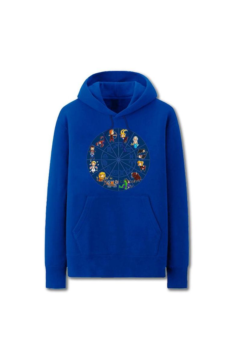 Avengers Solid Color Zodiac Map C Marvel Inspired Hoodie Solid