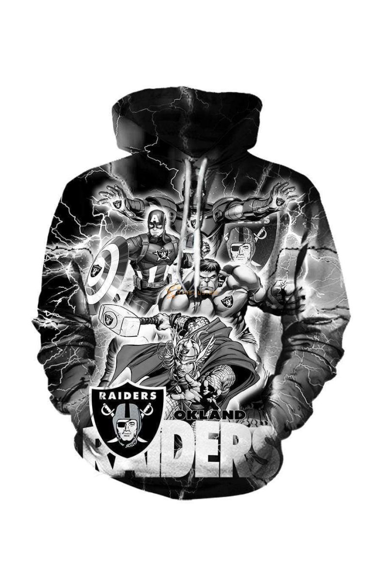 Avengers The Avengers Okland Marvel Inspired Hoodie Black