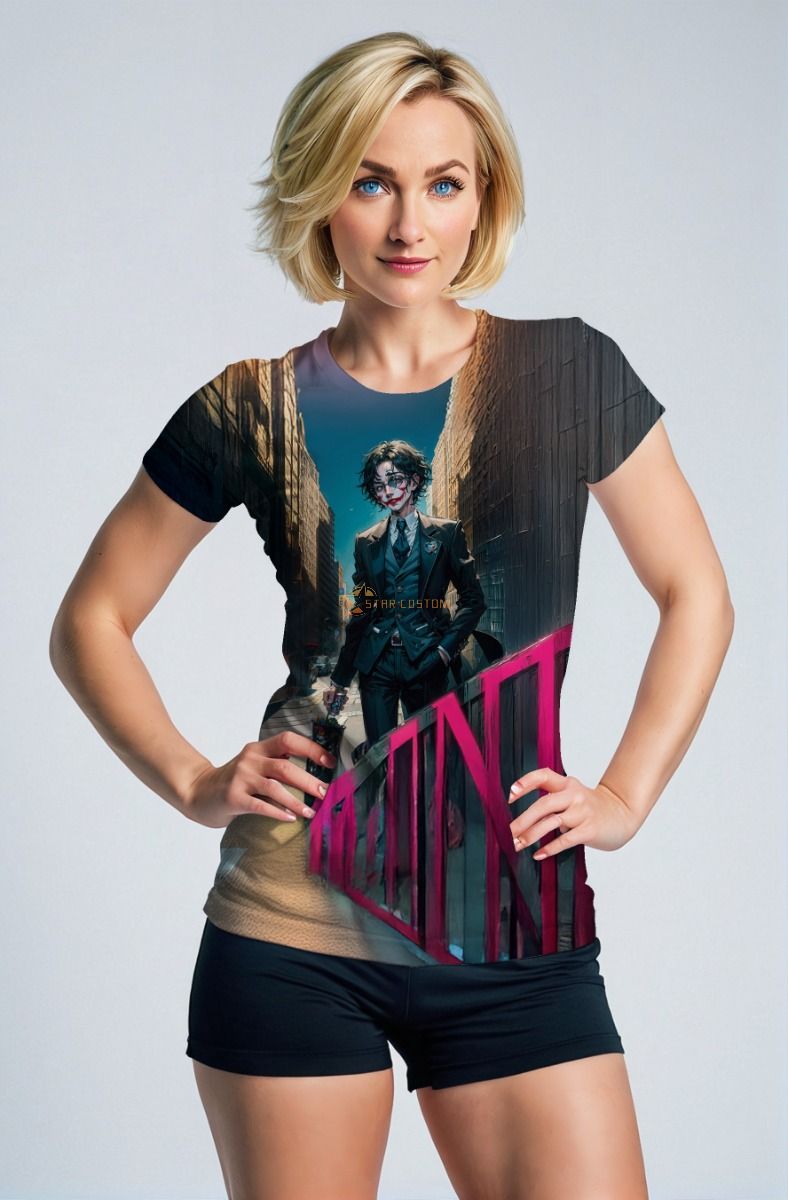 Black Joker City Scene T‑Shirt