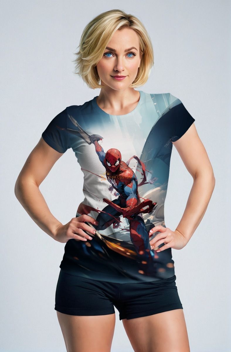  Dark Blue Spider‑Man Dynamic T‑Shirt