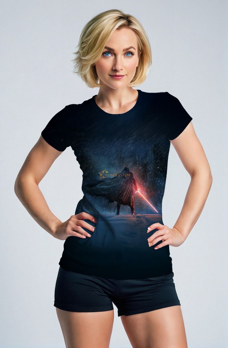 Dark Blue Galactic Warrior T‑Shirt