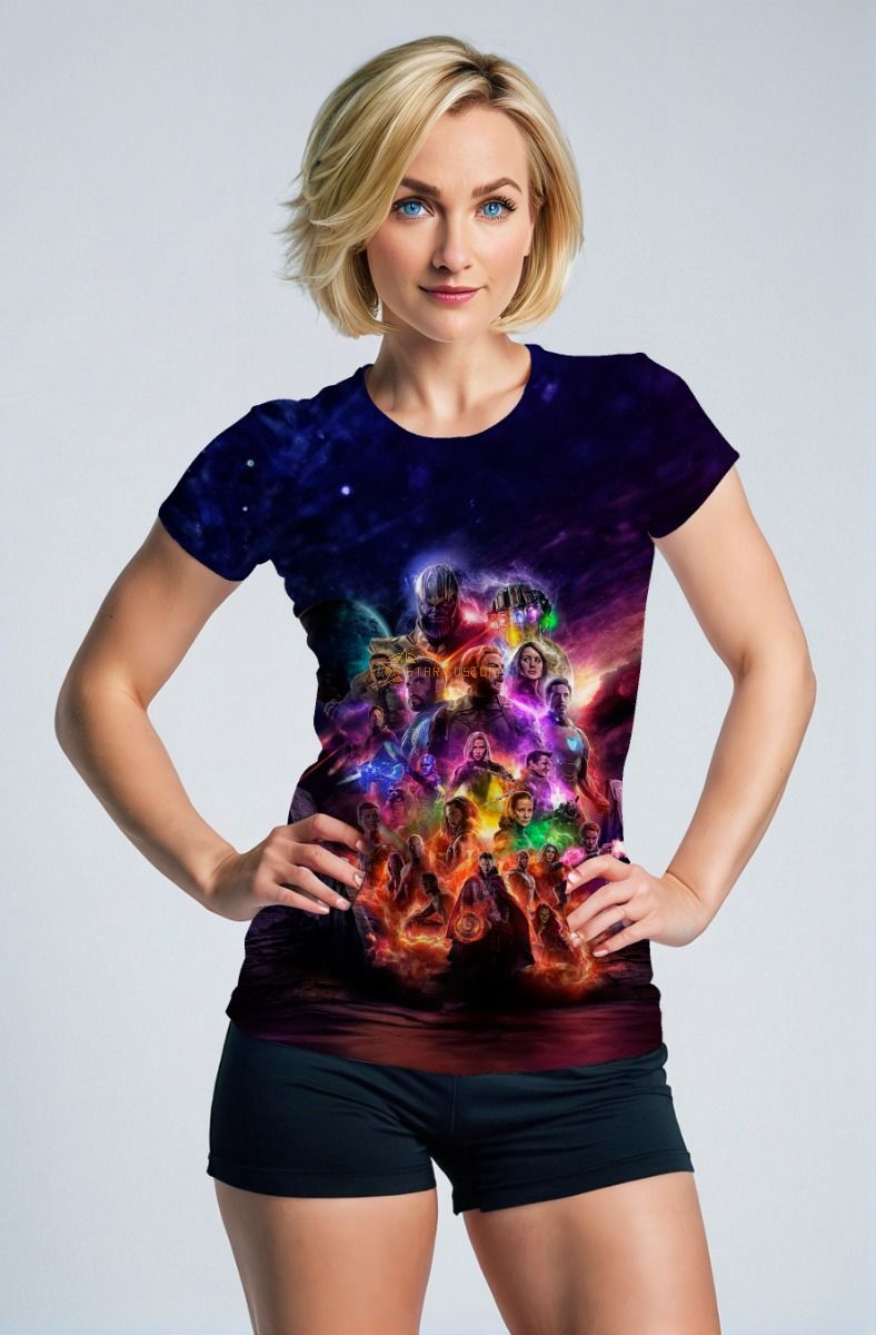 Dark Purple Avengers Universe T‑Shirt