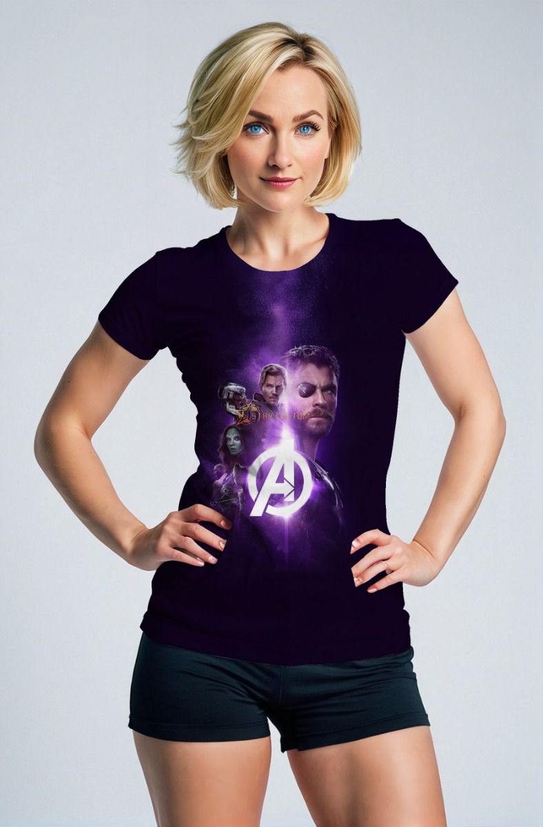 Dark Purple Avengers Team T‑Shirt