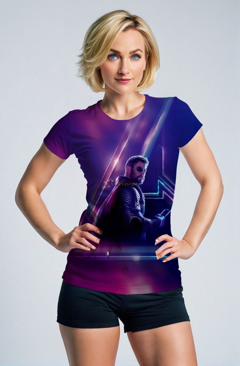 Purple Thor Avengers T‑Shirt